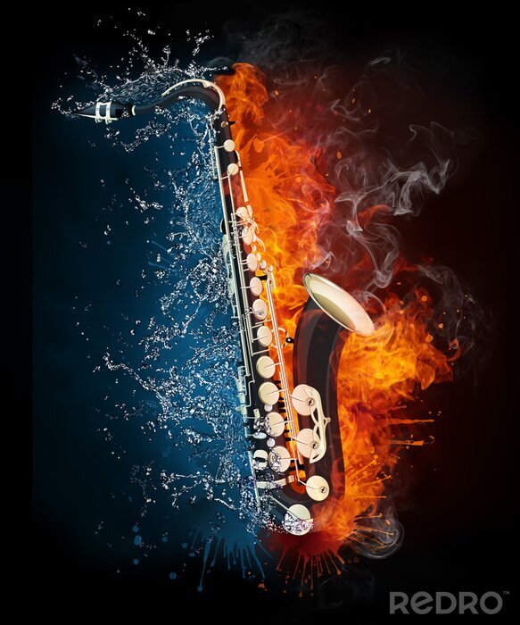 Canvas Saxofoon