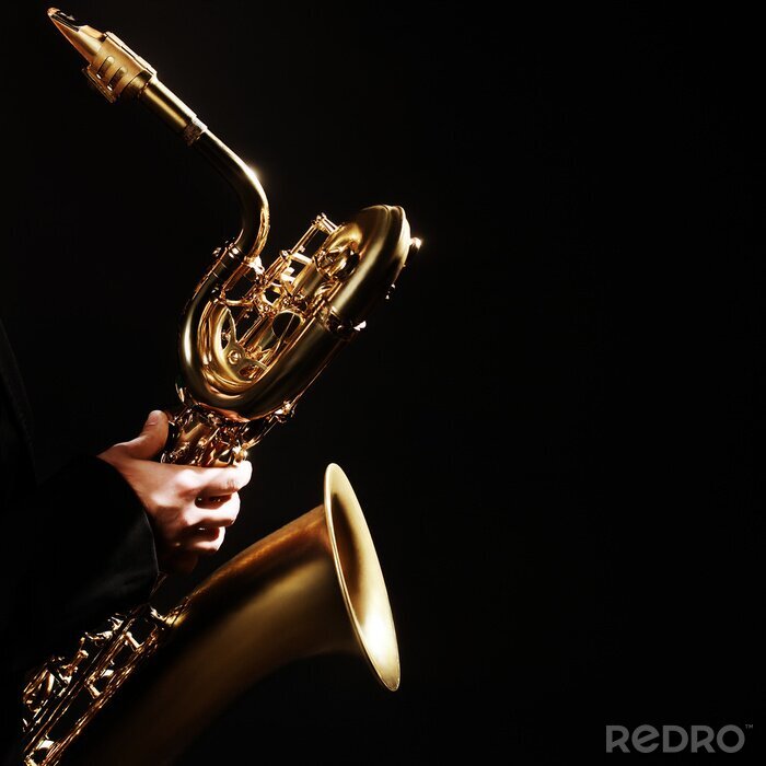 Canvas Saxofoon Jazz Muziekinstrumenten