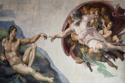 Canvas Schilderij van Michelangelo
