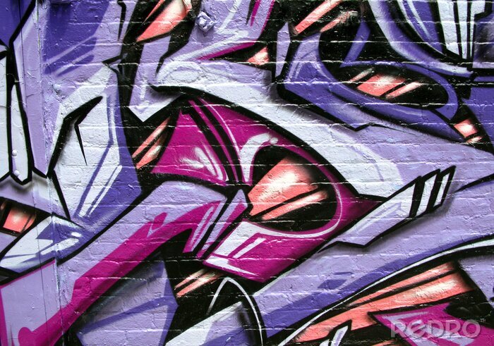 Canvas segment van graffiti