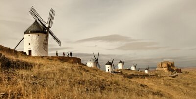 Spaans eiland met windmolens