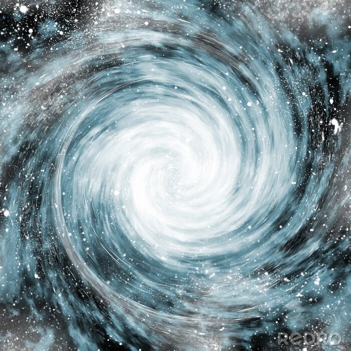 Canvas spiraalstelsel in de ruimte