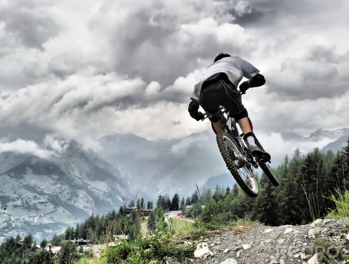 Canvas Sportwedstrijd op de fiets
