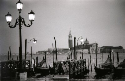 Canvas Stadsvuurtoren in Venetië