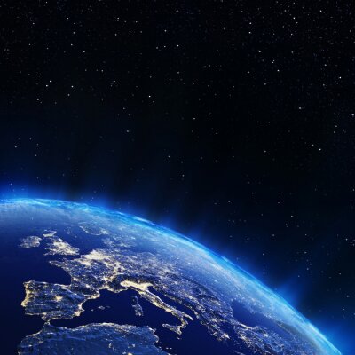 Sterren en planeet Aarde