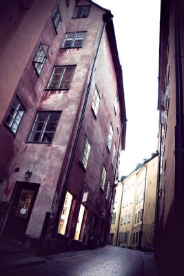 Canvas Stockholm oude stad