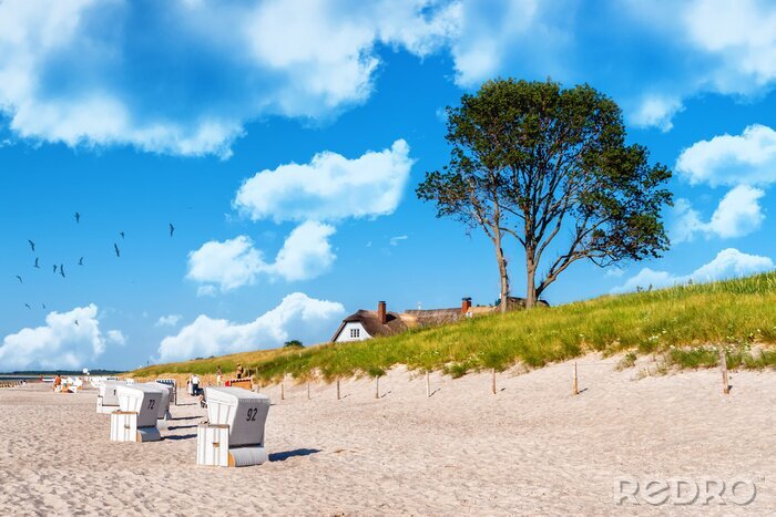 Canvas Strand aan zee