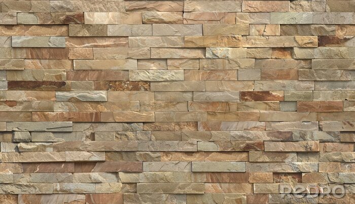 Canvas Stripe stone wall pattern, seamless texture.