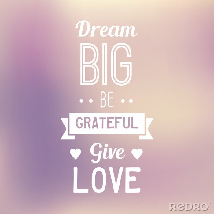 Canvas Subtiele afbeeldingen met de inscriptie