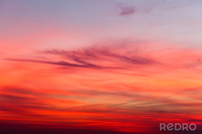Canvas sunset sky