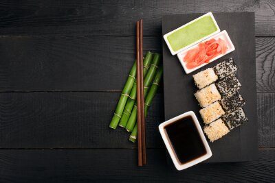Canvas Sushi broodje met vis