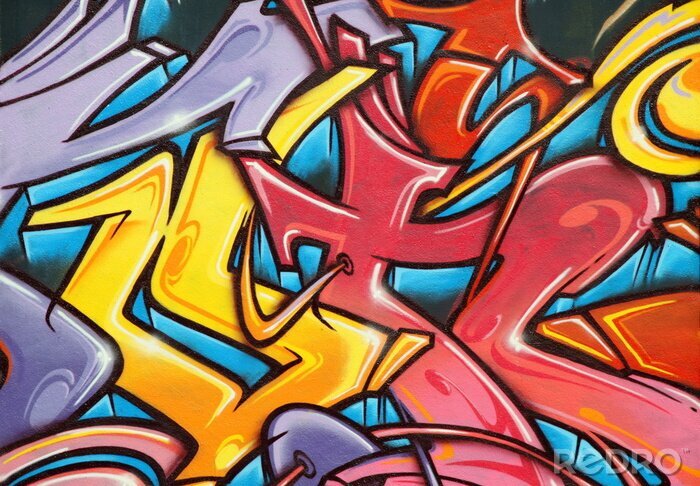 Canvas tag, graffiti