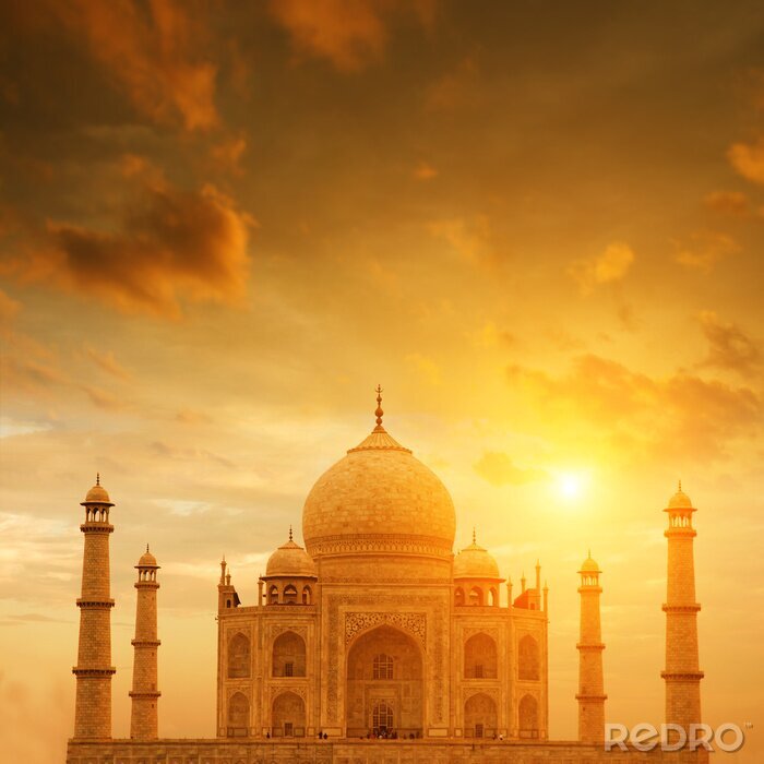 Canvas Taj Mahal India