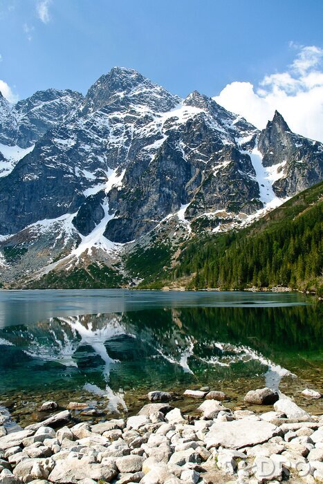 Canvas Tatra gebergte in sneeuw