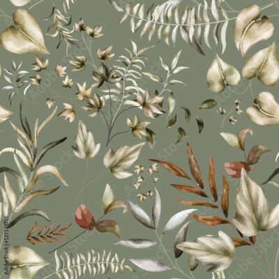 Tekenen van de herfst op de bladeren