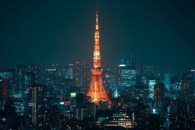Tokio in de nacht