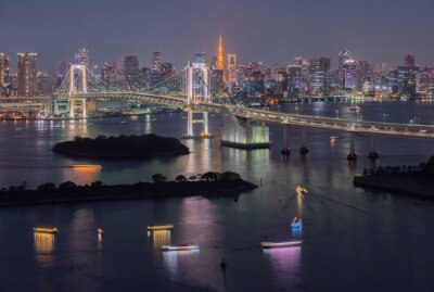 Canvas Tokyo Rainbow Bridge