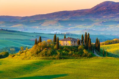 Canvas Toscaans landschap