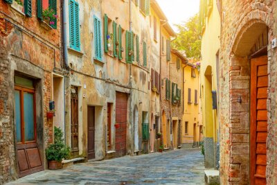 Toscaans straatje in een oude stad