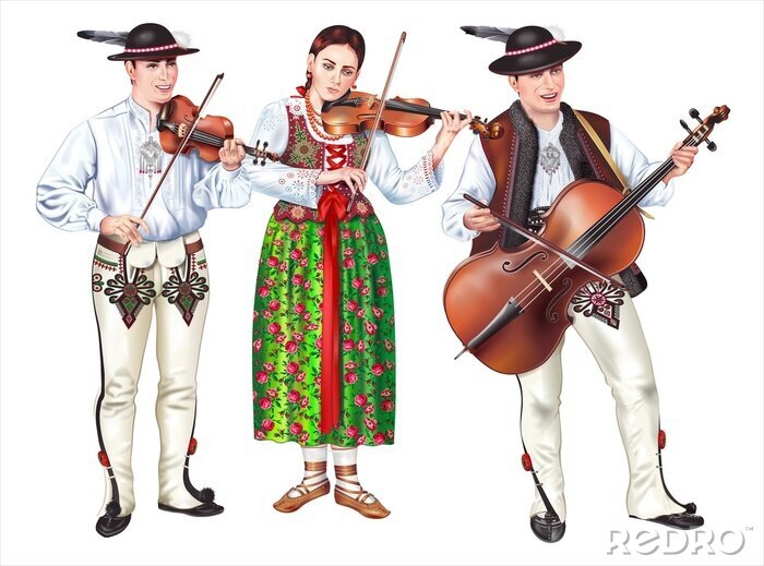 Canvas Traditional Polish Folk Band