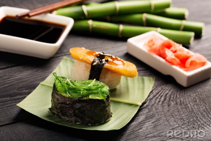 Canvas Traditionele Japanse sushi