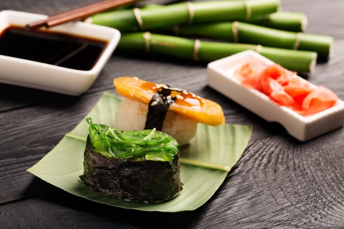 Canvas Traditionele Japanse sushi