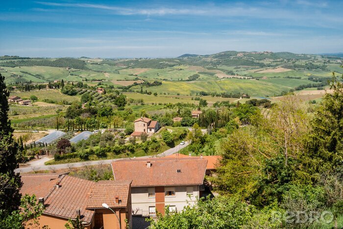 Canvas Tuscany Landschap
