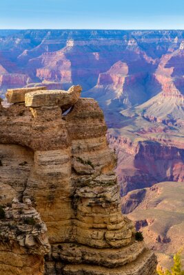 Canvas Uitzicht op de Grand Canyon