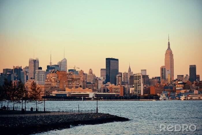 Canvas Uitzicht op gebouwen van New York