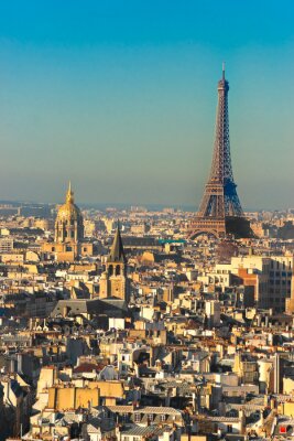 Uitzicht op Tour Eiffel, Parijs, Frankrijk.