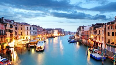 Uitzicht op Venetië vanaf de brug