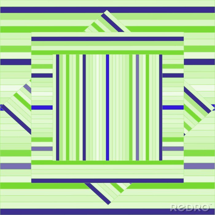 Canvas Vector patroon met omzoomde pleinen. Abstracte paarse textuur. Geometrische achtergrond. Monochrome achtergrond. Tegel sjabloon.