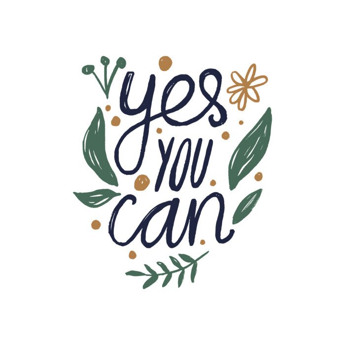 Canvas Vector tempting typography lettering postcard or poster