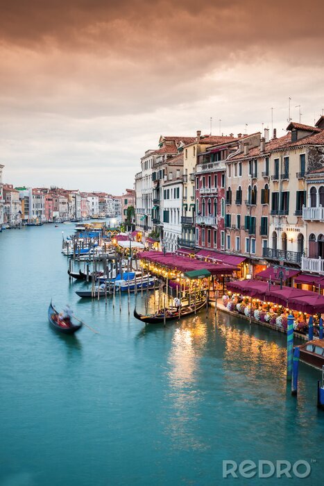 Canvas Veelkleurig landschap in Venetië
