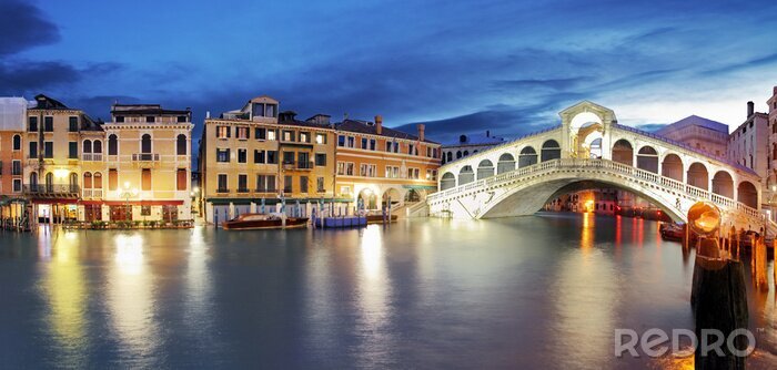 Canvas Venetië stadsspanorama