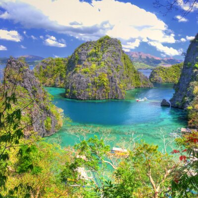 Canvas verbazingwekkende Filipijnen - Coron eiland