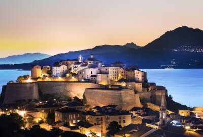 Canvas Ville de Corse Calvi Citadelle
