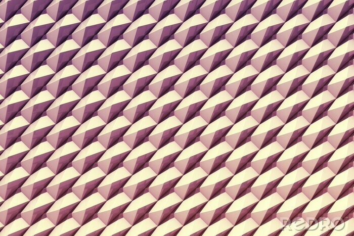 Canvas Vintage 3D patroon