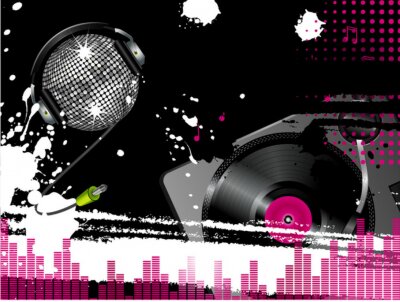 Vinyl, discobal en muziek