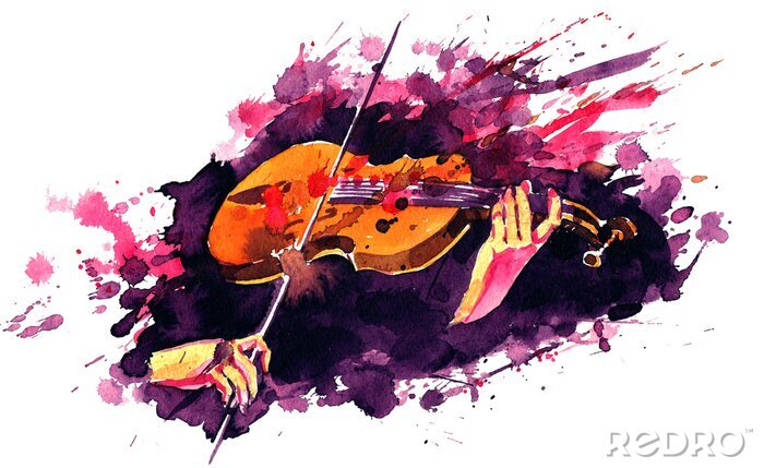 Canvas viool