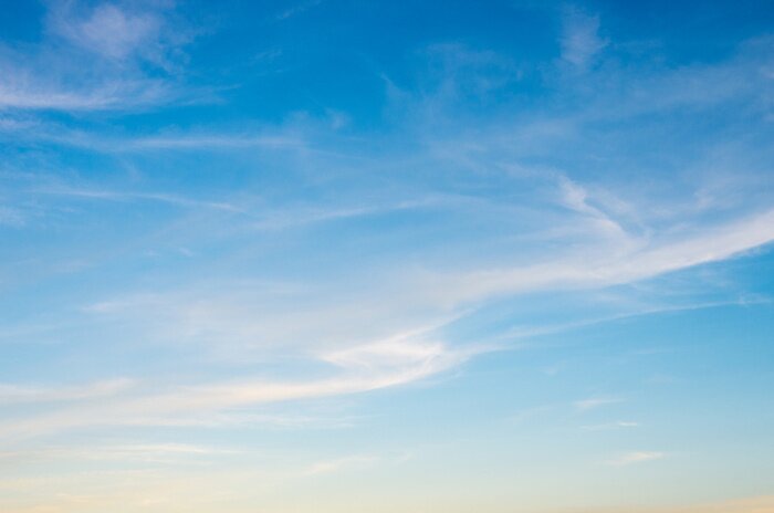 Canvas Vivid sky illuminated by the sunset