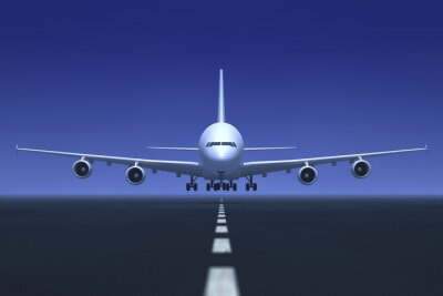 Vliegtuig opstijgen / touch down