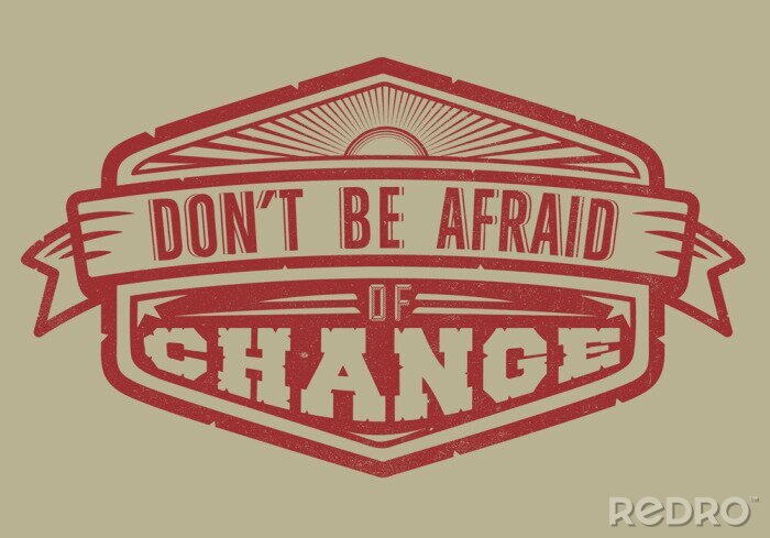 Canvas Vrees en verander typografie in retrostijl