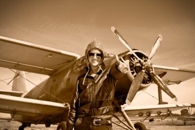 Vrouwelijke piloot