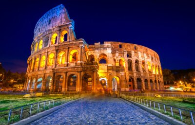 Weg naar het Colosseum