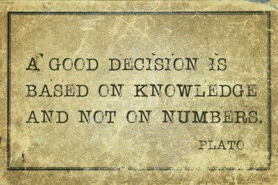 Wijsheid over goede beslissingen