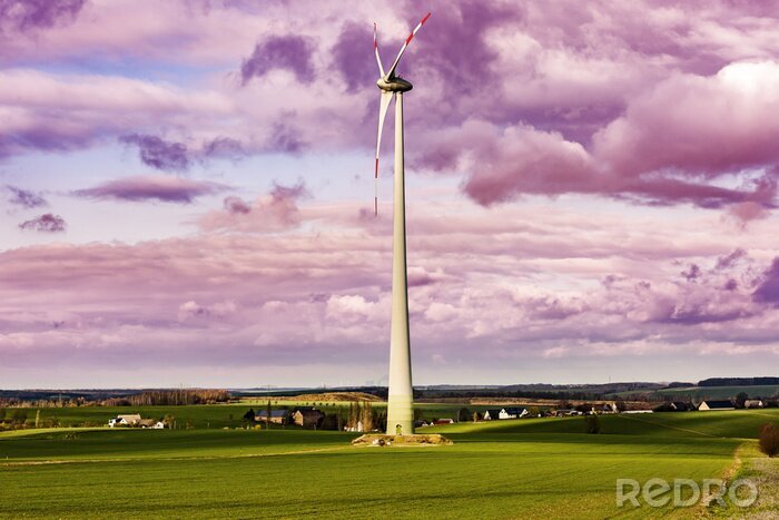Canvas Wind turbine for power generation