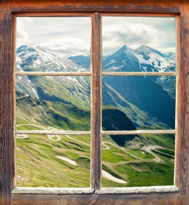 Window view Grossglockner
