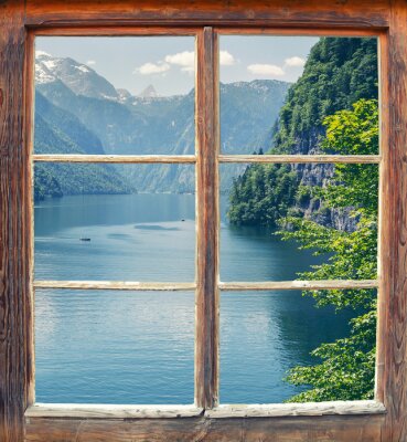 Window view Koenigssee