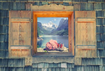 Window view - Wandeling am Dachstein